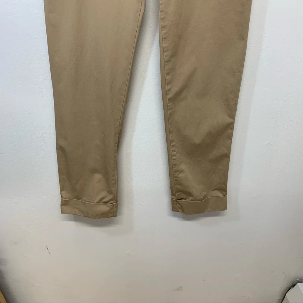Polo Ralph‎ Lauren Chino Pants Men 36 Khaki Cuffed Beige Business Casual Work